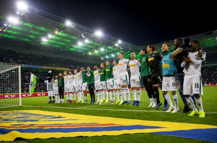 Das Bundesligateam der Borussia im heimischen „Borussia Park“ (Foto: VfL Borussia)